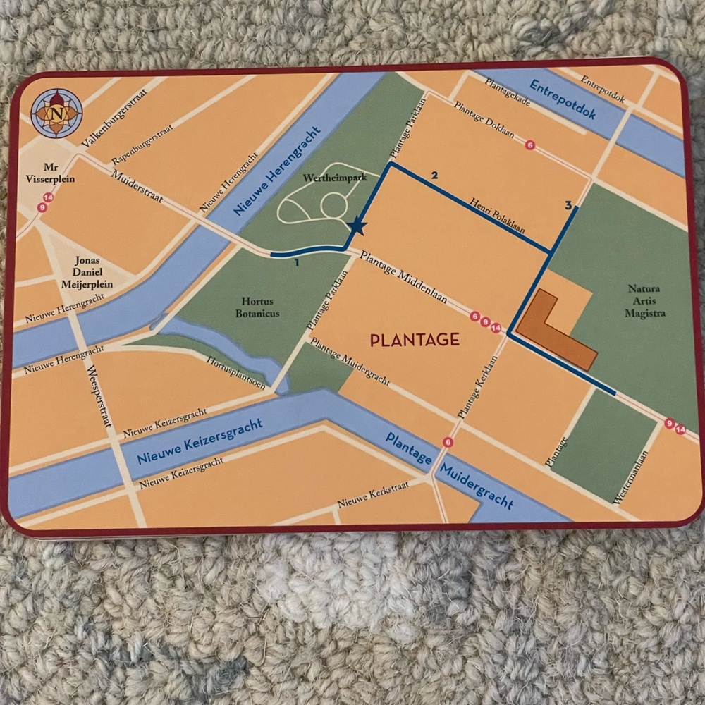 City Walks: AMSTERDAM ~ 50 Adventures on Foot ~ Custom Deck - Picture 8 of 16